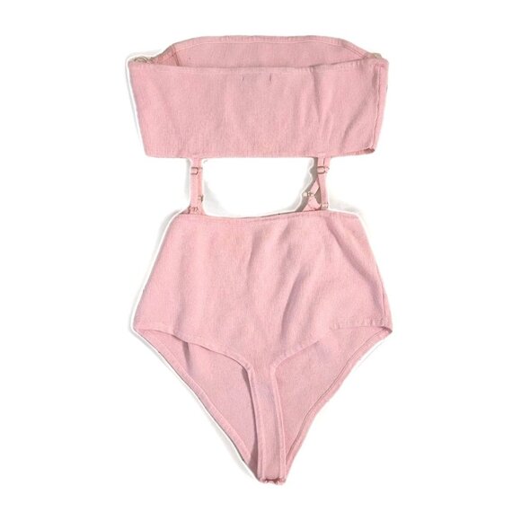 FASHION NOVA BODYSUIT PINK SIZE L LARGE - Picture 3 of 4